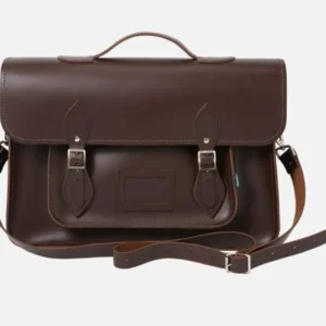 Handmade Satchel Backpack - Dark Brown