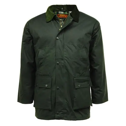 Game Classic Padded Wax Jacket up to 5XL - Image 3