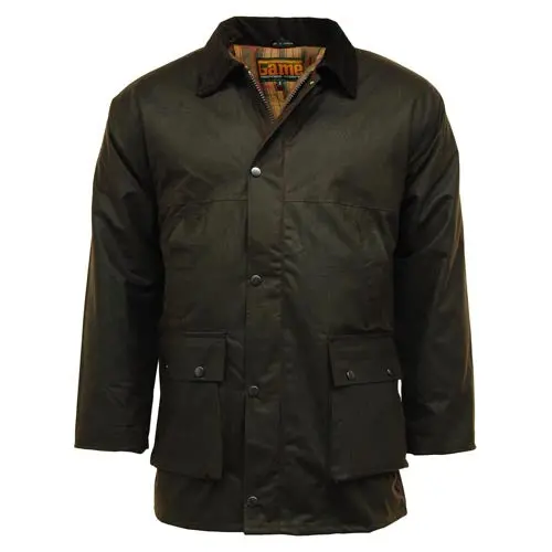 Game Classic Padded Wax Jacket up to 5XL - Image 4