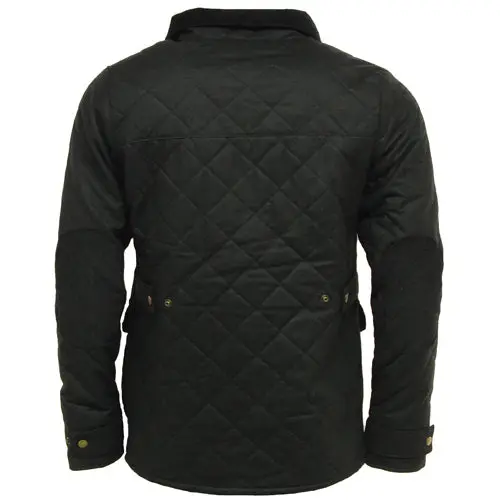 Game Oxford Quilted Wax Jacket - Image 2