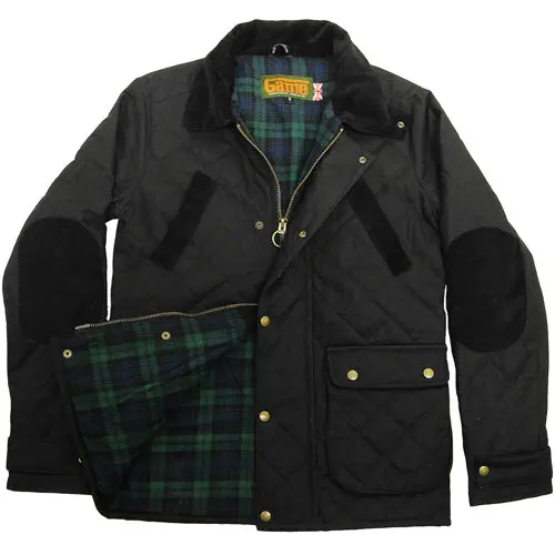 Game Oxford Quilted Wax Jacket - Image 5