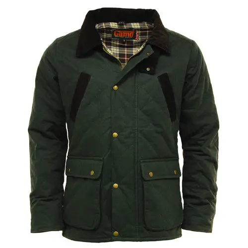 Game Oxford Quilted Wax Jacket - Image 7