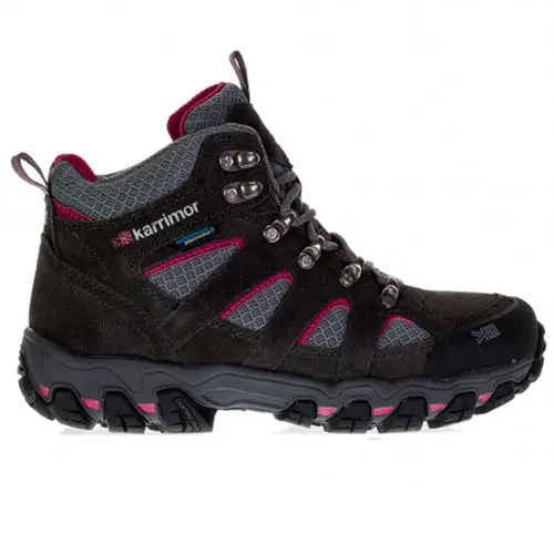 Ladies Karrimor Bodmin V Weathertite Mid Rise Waterproof Hiking Shoes - Image 2