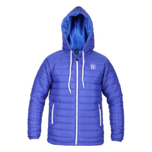 BOHRI Sky Shield Hooded Puffer Winter Thermal Blue Jacket | BOHRI SPORTS