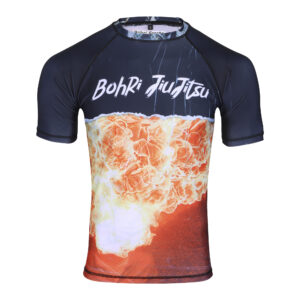 BOHRI Blazing Flame Sleeves Rash Guard | BJJ MMA BOXING | Men's | Women's