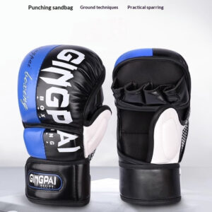 Five-finger Thickened Breathable Half-finger Boxing Gloves