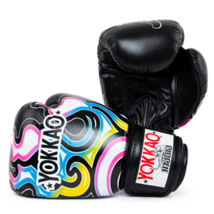 Yokkao Flames Boxing Gloves - Black